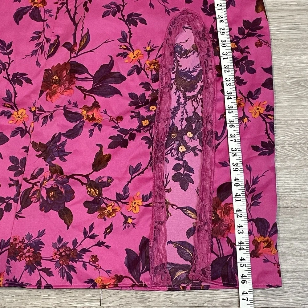 Urban Outfitters Women Floral Slip Dress Romantic Boho Whimsical Medium Festival